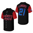 thumbnail image 1 of LS Puerto Rico #21 Roberto Clemente World Game Classic Men Baseball Jersey, 1 of 6