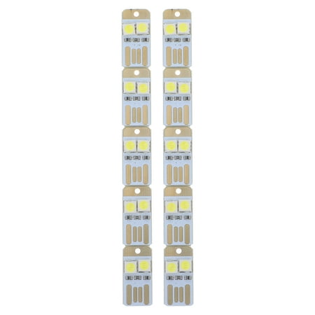 

10 Pcs Double-sided Pluggable Light Notebook Night Light USB Night Light Pluggable USB LED Light Power Supply Lamp