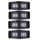 thumbnail image 1 of 4pcs Smoked White Front Grill Light LED Marker Lamp for, 1 of 5