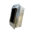F&L R4 Insulated Galvanized Ceiling Register Box Connects Register