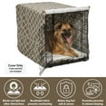 thumbnail image 4 of MidWest Homes for Pets Dog Crate Cover, Brown Geometric Pattern, 36in, 4 of 8