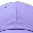 thumbnail image 2 of DALIX Youth Childrens Cotton Cap Plain Hat In Lavender, 2 of 6
