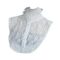 thumbnail image 4 of Sharplace Fake Collar Women False Collar Stylish Accessories Ruffle for Blouse White, 4 of 7