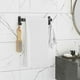 thumbnail image 5 of barre Porte-serviettes Pour Salle De Bain- Noir - 40 Cm - Soporte Mural Pour Torchons De Cuisine, 5 of 5