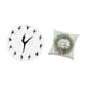 thumbnail image 5 of Reloj De Pared De Bailarina De Ballet Con Funda De Almohada Navideña, Elegante Reloj Silencioso Y Cojín Festivo Para Decoración Del Hogar, La Oficina, La Cocina Y El Sofá., 5 of 8