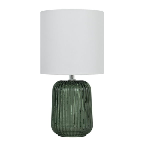 Mainstays 12.75 inch Height Green Table Lamp