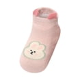 thumbnail image 6 of ZCFZJW Cute Cartoon Pattern Baby Floor Socks Summer Toddler Kids Boys Girls Anti-Slip Slipper Shoes Home Indoor Soft Soled Shoes Socks Z11-Pink 3-5 Years, 6 of 6