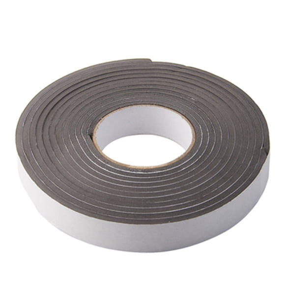 Bande Isolante pour Portes et Fenêtres, Anti-Collision, Auto-Adhésive, 16.5 Pieds de Long (Gris)