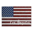 thumbnail image 2 of Los Angeles, California, Distressed American Flag (19x27 inches, Premium 500 Piece Jigsaw Puzzle for Adults and Family, Made in USA), 2 of 4