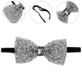 thumbnail image 4 of Men Bow Tie Rhinestone Bowtie Bridegroom Bow Tie Wedding Bow Tie Party Bow Tie, 4 of 4