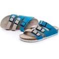 thumbnail image 1 of Correa de Contraste de las Mujeres Zapatillas de Corcho Diapositivas Moda para Sandalias de Playa de Arena Casual Cómoda Flip Flop Xishao ropa, 1 of 2