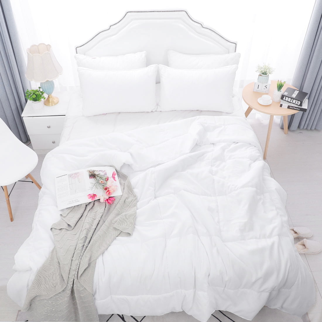 Soft Allseason Down Alternative Quilted Comforter Machine Washable