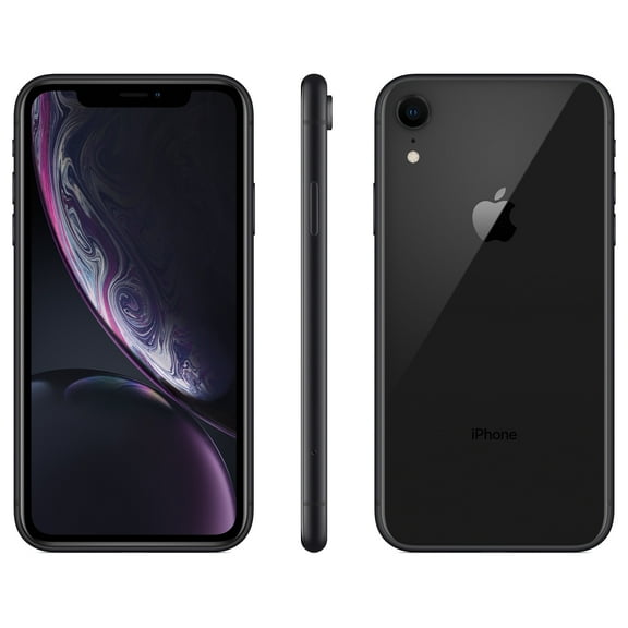 Restored Straight Talk Apple iPhone XR, 64GB, Black Prepaid Smartphone (Locked to Carrier) (Refurbished)