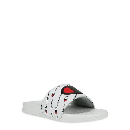 

Champion Men s Super Script Slide Sandal