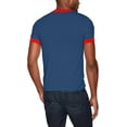thumbnail image 2 of Ringer T-Shirt S Navy/Red, 2 of 3