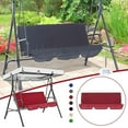 Patio Swing Canopy Cover Set Swing Replacement Top Cover, Swing