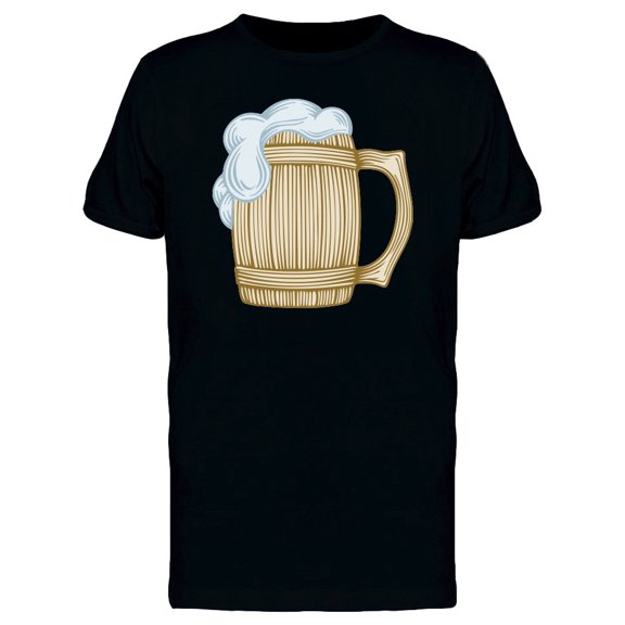Wooden Beer Mug T-Shirt Men -Image by Shutterstock, Male 3X-Large