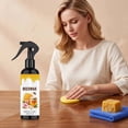 thumbnail image 4 of Kmonabie Wood Cleaner Shine Restorer Multipurpose Wooden Brightening Spray, Non Greasy 2 in 1 Cleaner Polish for Furniture Cabinets Floors Doors Home Wood Finished Surfaces Care 120ml, 4 of 7