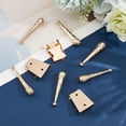 thumbnail image 5 of 3Pc Iron Bolo Tie Slide Clasps with 6Pc Alloy Cord Ends for Bolo Tie Making Light Gold 30~52x25x9.5~11mm Hole: 2.5mm Inner Diameter: 3.5~5.5x5.5~17mm, 5 of 7