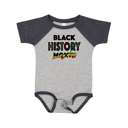 

Inktastic Black History Month Every Day Gift Baby Boy or Baby Girl Bodysuit