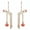 Gold, variant on Blue Box Boutique Inc Gold Plated Skeleton Dangle Halloween Earrings for Women, Teens
