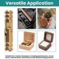thumbnail image 2 of BQBQERT 50Pcs Small Brasses Cabinet Hinges With Drilled Holes Concealed Cylinder Hinges for Smooth 135 Degree Rotates, 2 of 9