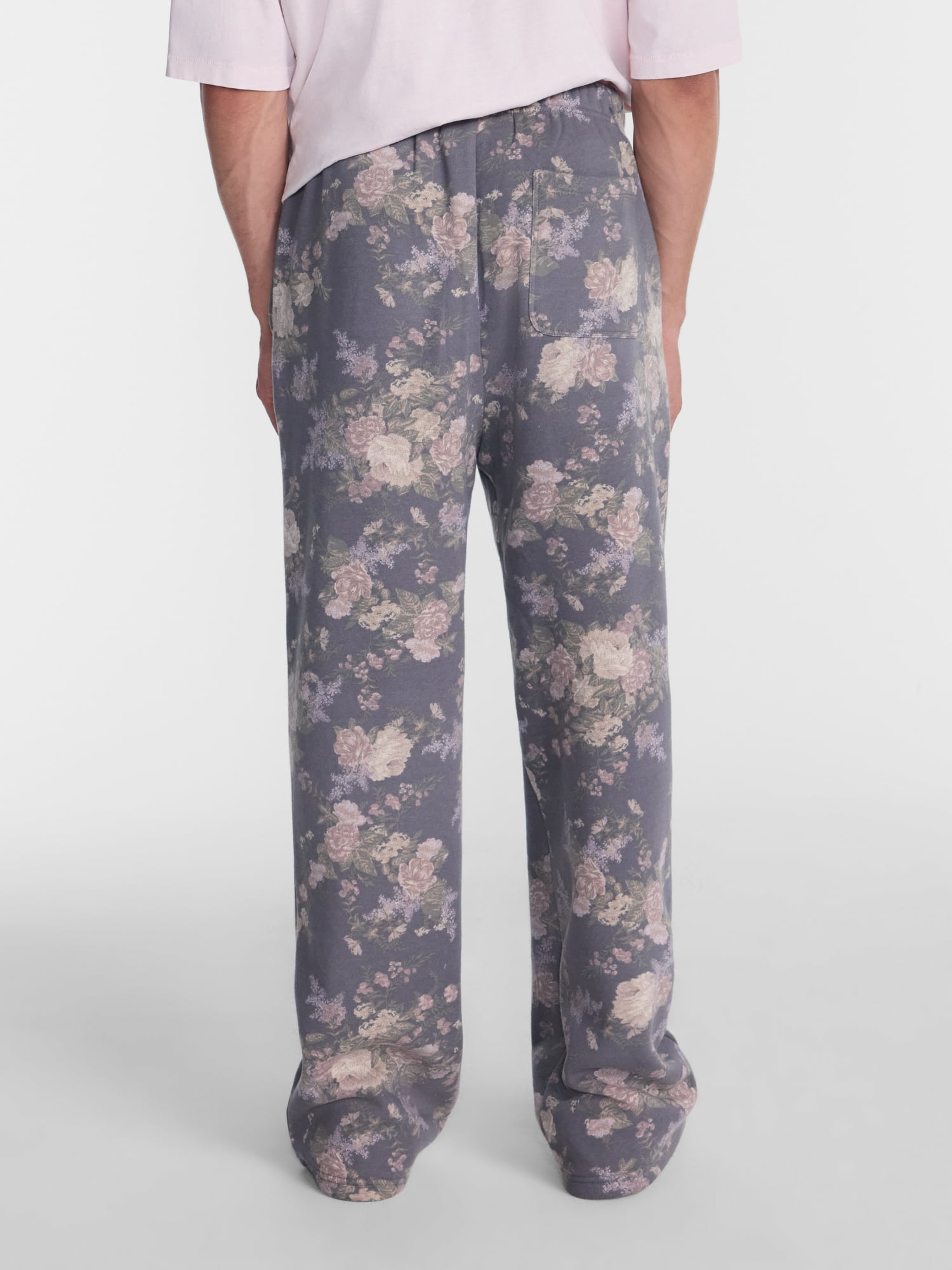 No Boundaries Fleece Open Hem Sweatpants, Men's XS-5XB