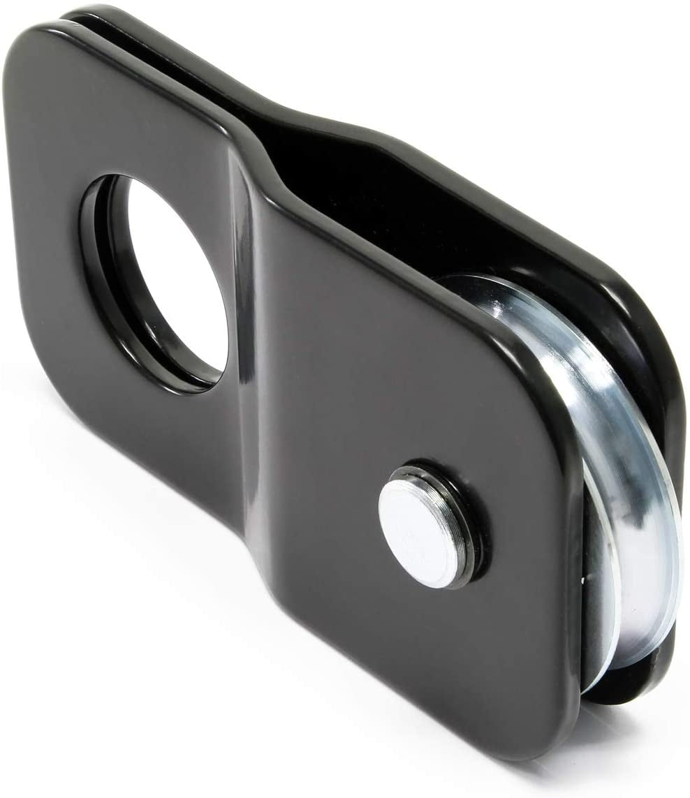 4T Opening Pulley Winch Cable Guide Snatch Block Deflection