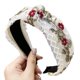thumbnail image 1 of OHDUJK Aro de pelo para mujer, dulce malla de encaje trenzado anudado aro de pelo bordado floral boutique bandana ZefeiWu 8390614047914, 1 of 1