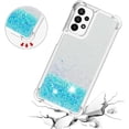 thumbnail image 5 of Compatible with Samsung Galaxy A23 5G Case Glitter Liquid Cute Clear Phone Case Floating Quicksand Shockproof Protective Bumper Silicone Soft TPU Case for Samsung Galaxy A23 5G Star Blue YB, 5 of 13