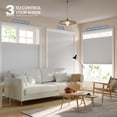 thumbnail image 2 of ZimJAHO Top Down Bottom Up Cellular Shades with Cordless Design – Blackout Honeycomb Blinds for Windows, Energy Saving Thermal Insulation, Easy to Install, Blackout-White, 21"W x 48"H, 2 of 9