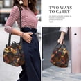 thumbnail image 6 of Hirioo Colorful Bull Western Man for Crossbody Lunch Box for Women Men with Adjustable Shoulder Strap for School, Work and Travel, 6 of 9