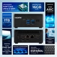 thumbnail image 2 of Computadora Escritorio ASUS Mini PC Z7 PLUS AI Intel Core Ultra 5 125H NPU 33 TOPS 16GB DDR5 SSD 1TB Monitor 24 1ms 120Hz Teclado Mouse Inalambrico W11H-T WiFi 6E BT Gaming casual, trabajo y estudio, 2 of 6