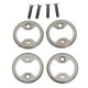 thumbnail image 4 of 4 piezas de placa de Pedal de bicicleta Zulema accesorios de bucles piezas de reparación, 4 of 8