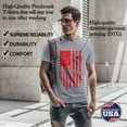 thumbnail image 5 of Greenyef Graphics We The People 1776 Distressed American USA Flag Men's T-Shirt (Gray & Red, Medium), 5 of 6