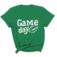 thumbnail image 4 of Gamivast Running Shirts for Men Game Day Distressed Football Graphic Crew Neck Short Sleeve T Shirts Gym Shirts Soft Breathable Material Workout Outfits, 4 of 5