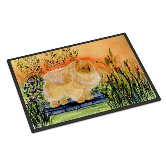 Pomeranian Indoor Outdoor Mat 18x27 Doormat