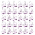 thumbnail image 2 of Paper Clamps, Simple Style Durable Metal Wire Binder Clips 30Pcs  For Office Gold,Rose Gold,Purple, 2 of 8