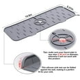 thumbnail image 4 of TFixol Kitchen Sink Splash Guard Silicone Faucet Handle Drip Catcher Tray Faucet Absorbent Mat Sink Protectors for Kitchen Sink, Sink Mat for Bathroom, Farmhouse and RV Kitchen Sink Accessories, 4 of 6