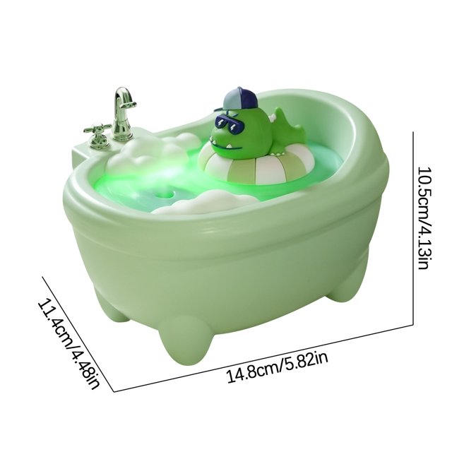 Humidificadores para Dormitorio Nuevo Lindo Bañera de Mascotas Humidificador de Humor Luz, Mini Escritorio Silent Spray Instrumento de Hidratación Regalo para la Oficina, con Luz Ambiental Y Energía U