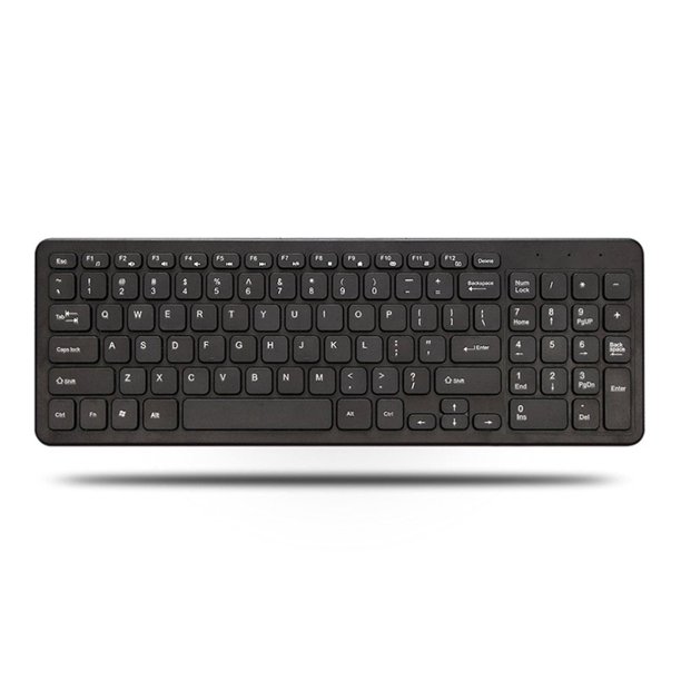 OUTAD Business Keyboard 96 Keys Wireless Notebooks Ergonomic Laptop Key