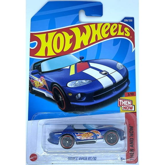 Hot Wheels Dodge Viper RT/10 Then and Now 3/10 208/250 - Assorted
