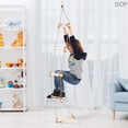 thumbnail image 4 of ISOP Swing Set Rope Ladder for Kids 6 / 10 / 16 ft and Adults - Treehouse Ladder for Children - Exercise Climbing Equipment - Multiple Use Outdoor Ladder, 4 of 8