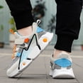 thumbnail image 6 of yboeqw Toddler Big Kids Breathable Athletic Running Shoes Boys Girls Casual School Sports Sneakers Size 4, 6 of 9