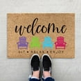 thumbnail image 1 of Polyester Summer Floor Mats Welcome Doormat Non- Decorative Carpets Beach Stylish Entryway Mat for Home and Outdoor Use, 1 of 3