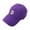 Purple, variant on Mens Baseball Caps Letter D Baseball Cap Adjustable Sun Hat For Casual Outdoor Activities Black One Size