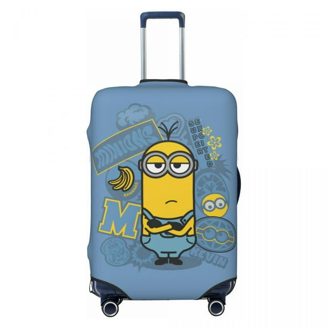 Custom Minions Luggage Cover Protector Washable Travel Suitcase Covers