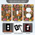 thumbnail image 3 of Yayeee Blank Wall Plate Cover 1-Gang 4.5"x2.7" Home Unused Decorative Outlet, Vibrant Mushroom, 3 of 7