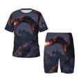 thumbnail image 1 of Balery Fire Breathing Dragon Twilight Conjunto de Pijama Infantil de Manga Corta con Estampado – Ropa de Dormir de Algodón Suave-3X-Large, 1 of 2