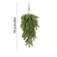 thumbnail image 3 of Adornos navideños de plástico para colgar en la pared, enredaderas navideñas de 76 cm, estilo retro invernal, con agujas de pino artificiales, corona colgante de plantas verdes para chimeneas de exter, 3 of 6